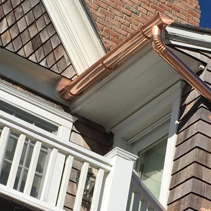 copper gutter installation Atlantic Beach ny